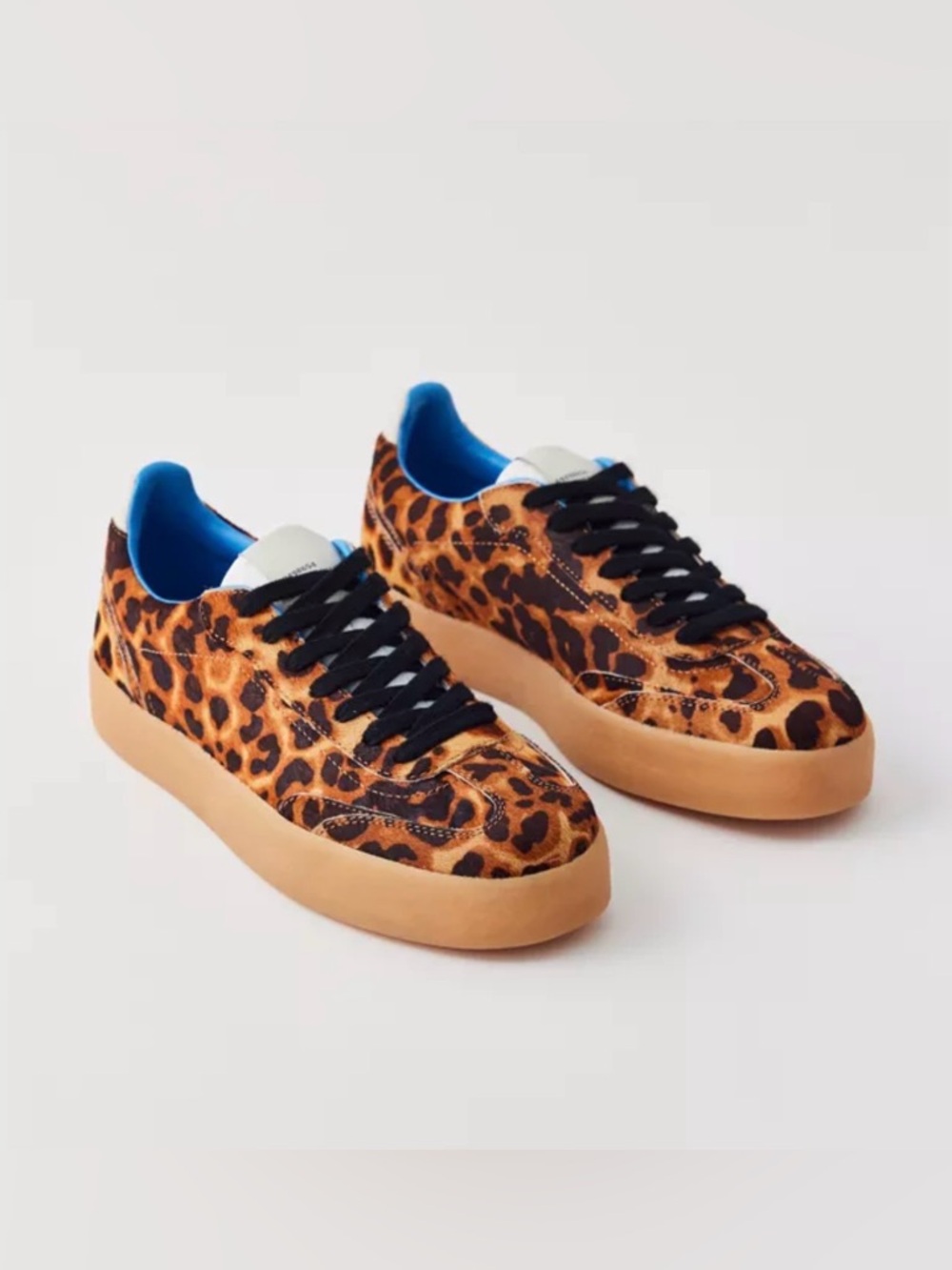 New Steve Madden Tux Leopard Sneakers 9.5 - Picture 2 of 7